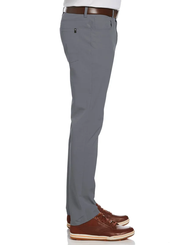 Callaway Men's EverPlay 5-Pocket Pant - DK Grey Htr Gray, Size 38 Inseam 32, Cotton/Polyester/Elastane