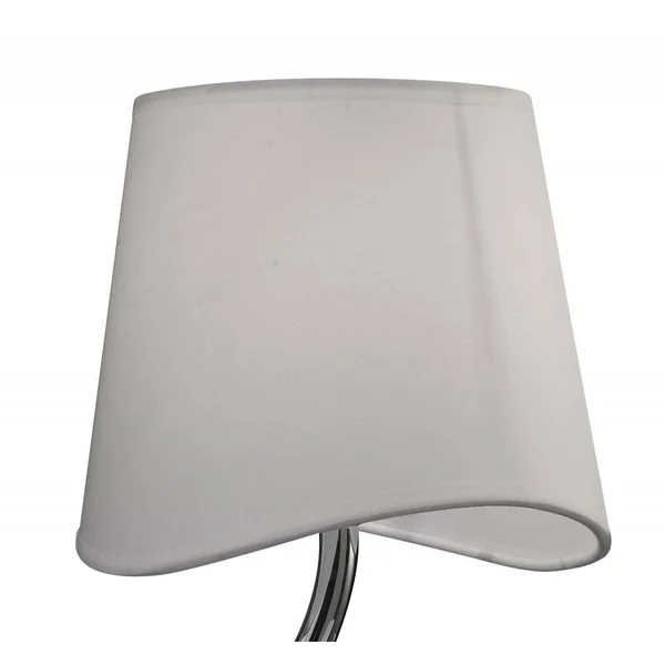 Mantra Lighting 1905 NINETTE 1 Light Table Lamp, Polished Chrome