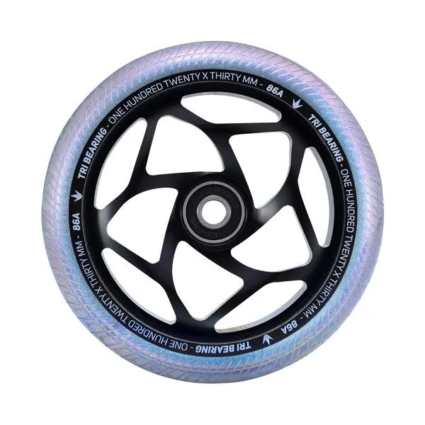 Envy - 120mm x 30mm Tri Bearing Wheel - Black/Galaxy