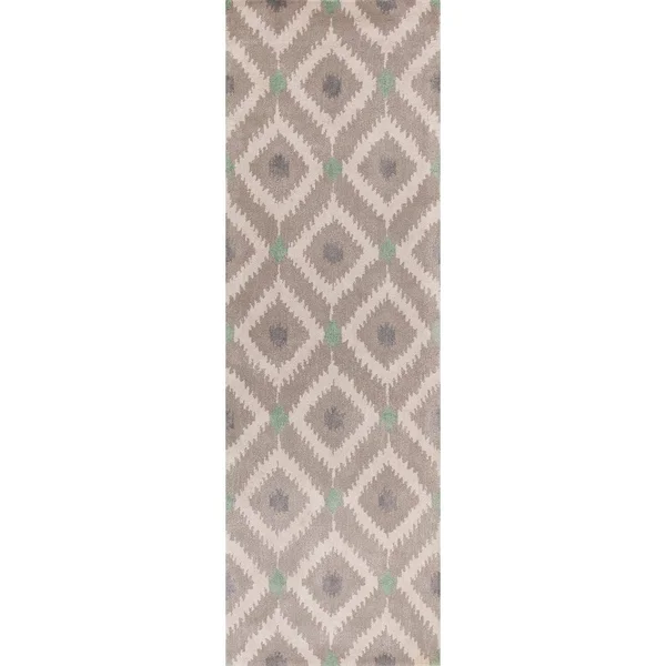 Kas Bob Mackie Home 1017 Silver/Grey Mirage Area Rug 7&6x22 Round