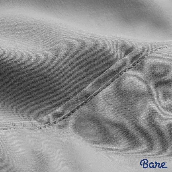 Premium 1800 Series Ultra-Soft Microfiber Pillowcase by Bare Home Light Grey - Size: Standard