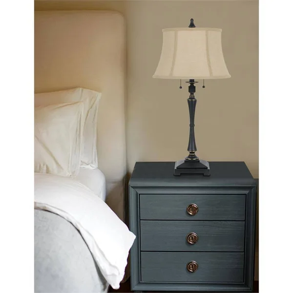 Cal Lighting Madison Table Lamp - Oil Rubbed Bronze - BO-2443TB