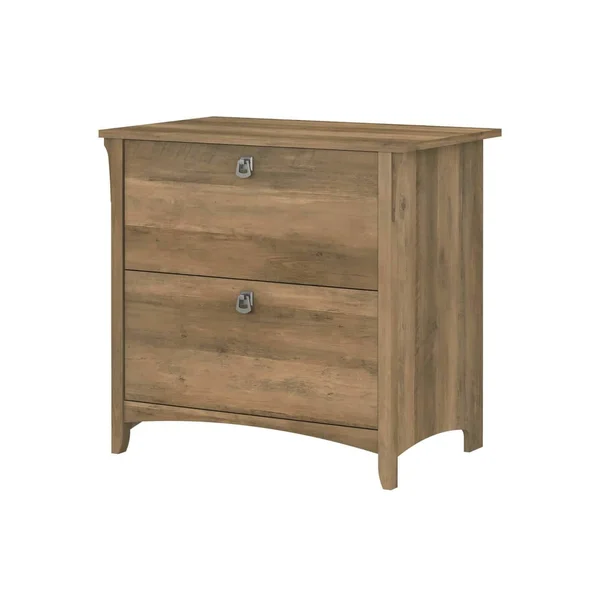 Bush Furniture Salinas Tall 5 Shelf Bookcase - Ash Brown