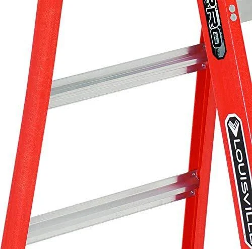 Louisville 8& Platform Step Ladder iA 300lbs Fiberglass Fxp1708