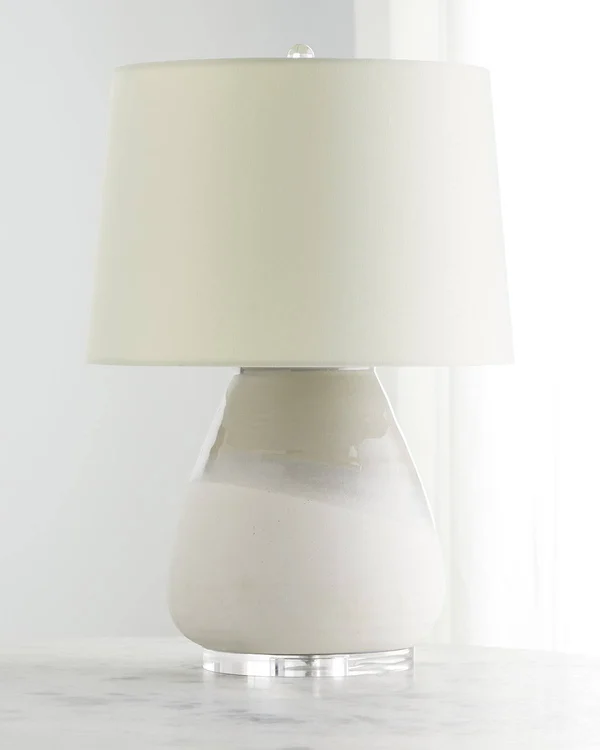 Jamie Young Seaside Ceramic Table Lamp - White, Lighting Table & Accent Lamps