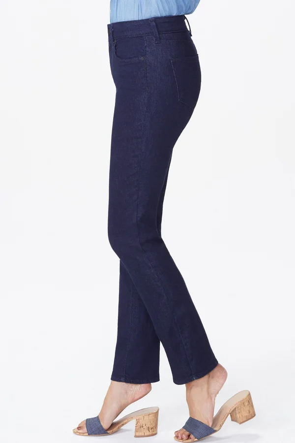 Nydj Sheri Slim Jeans in Petite - Rinse - Blue - 8p