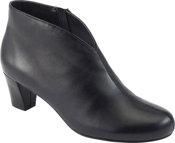 Women's David Tate Fame Ankle Bootie, Size: 12, Black