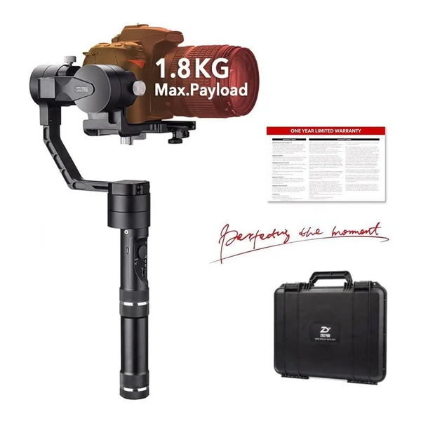 Zhiyun Crane (V2) 3-Axis Handheld Gimbal Stabilizer for Mirrorless Camera and Dslr Up to 3.96lb - I. E. Canon M, Nikon J, Sony A7