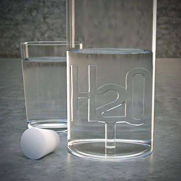 Balvi - Bottle H2O 1.2 L Borosilicate