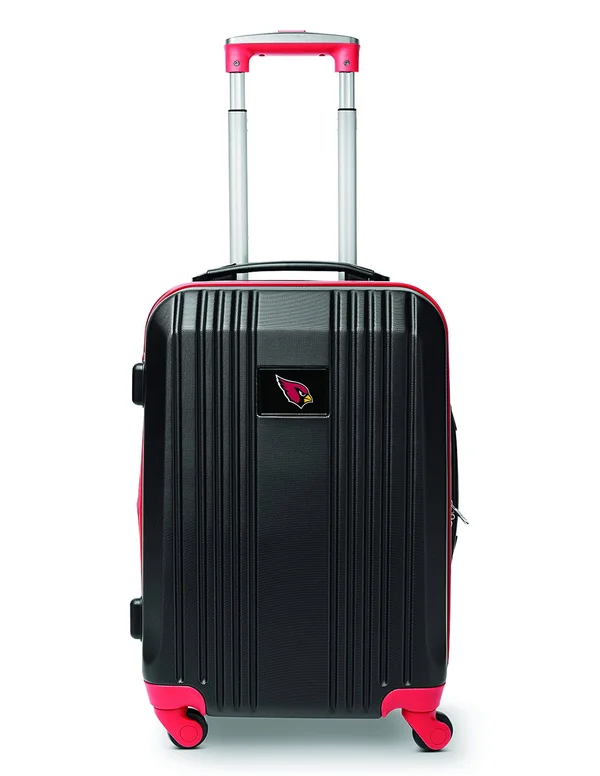 Arizona Cardinals 21x22 Hardcase Two-Tone Spinner Carry-On - Black