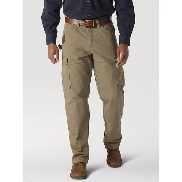 Wrangler Riggs Workwear Lined Ripstop Ranger Pants, Men's, Size: W30 L32, Brown