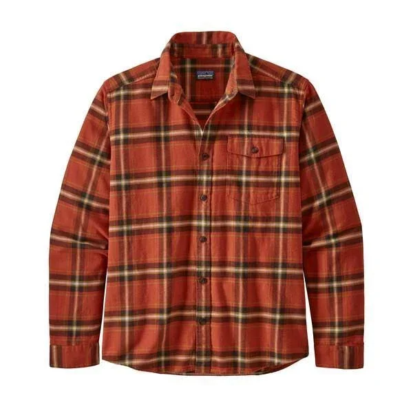 Patagonia Lightweight Fjord Flannel Shirt - Men's Lawrence/Salt Grey, XL