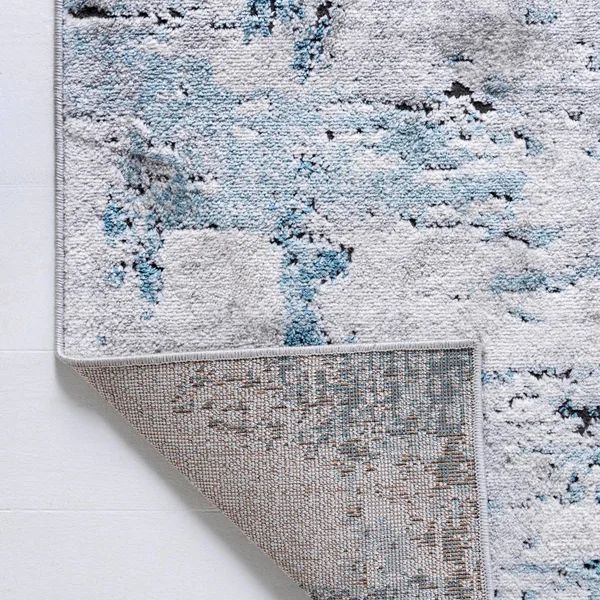 Leipzig Blue 4x6 Area Rug