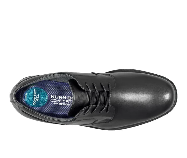 Nunn Bush Men's Marvin Street Plain Toe Oxford Black 10.5 M