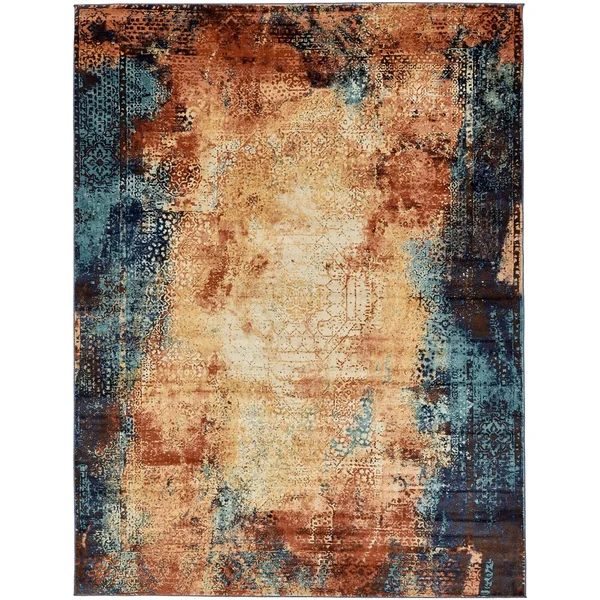 Unique Loom Thames Mystic Area Rug - 9& x 12&