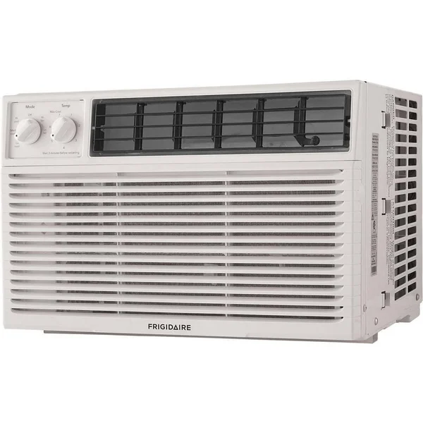 Frigidaire 6, 000 BTU 115V Window-Mounted Mini-Compact Air Conditioner with Controls, White