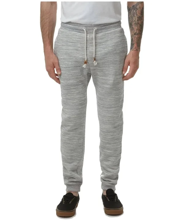 tentree Atlas Sweatpant - Men's Hi Rise Grey Space Dye, M