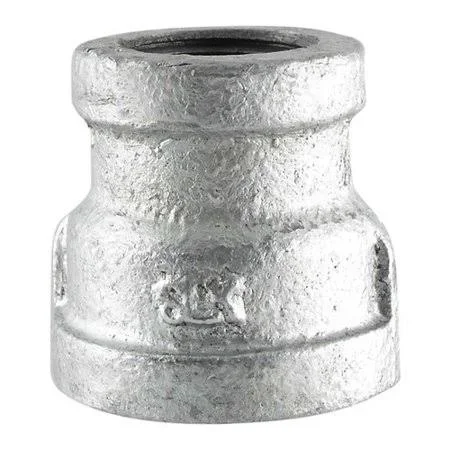 2-1/2 inch x 2 inch Galvanized Malleable Reducing Coupling GMRC2125