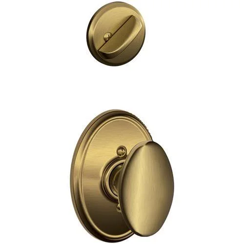 Schlage F59 Siena with Wakefield Rose Interior Active Trim Satin Nickel Finish