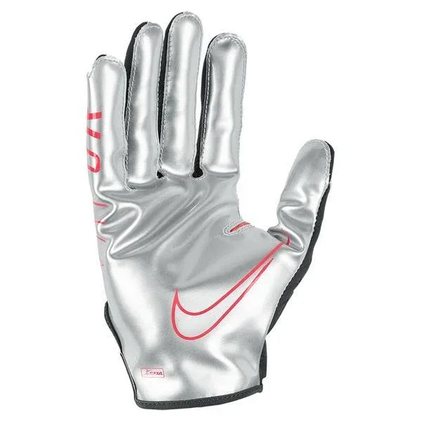 Nike Vapor Jet 6.0 Football Receiver Gloves Red/Silver XXL