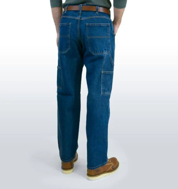 All American Men's Carpenter Jean - Medium Stonewash - Made in USA 36, 30