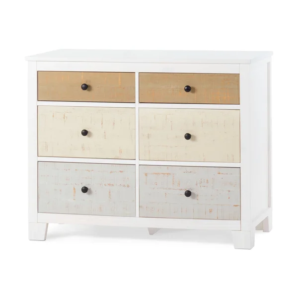 Forever Eclectic Rockport 6-Drawer Dresser - Sandstone