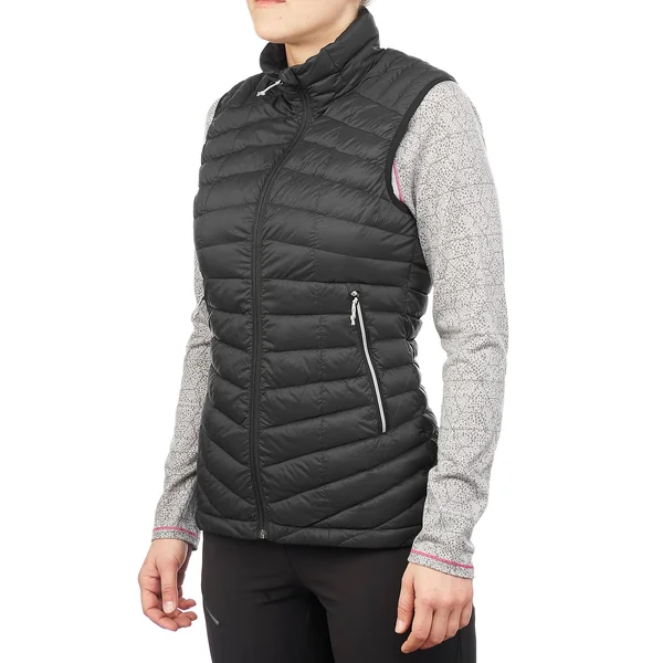 Women's Mountain Backpacking Full Down Vest Black - Xs, 8397279