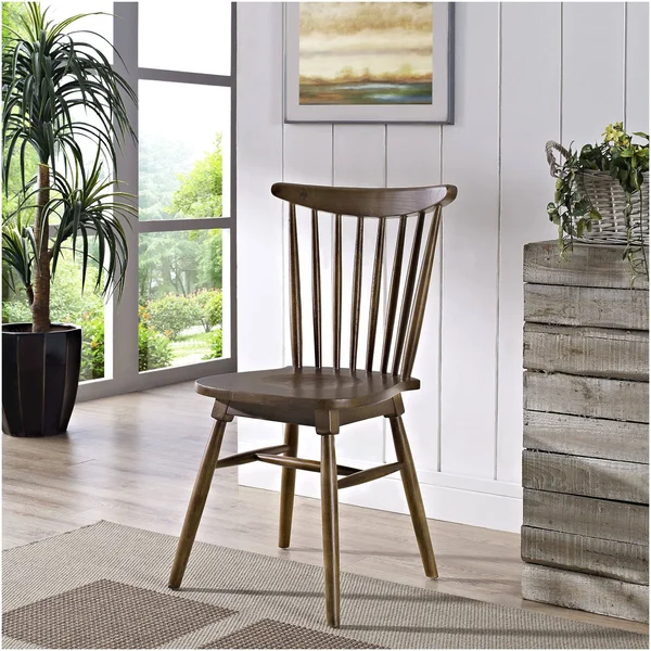Modway Amble Dining Side Chair - Walnut