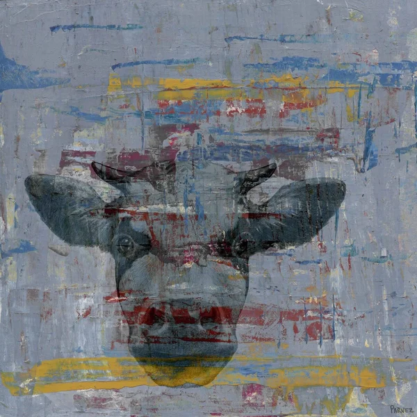 Hey You Painting Print on Wrapped Canvas, Size: 40 x 40