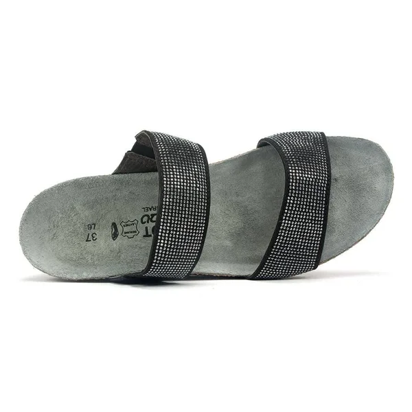Women's Naot Bianca Slide Sandal - Size: 38, Beige