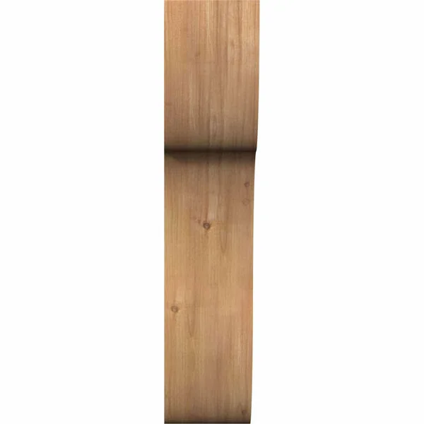 6x22W x 12x22D x 28x22H Carmel Rough Sawn Corbel - Western Red Cedar