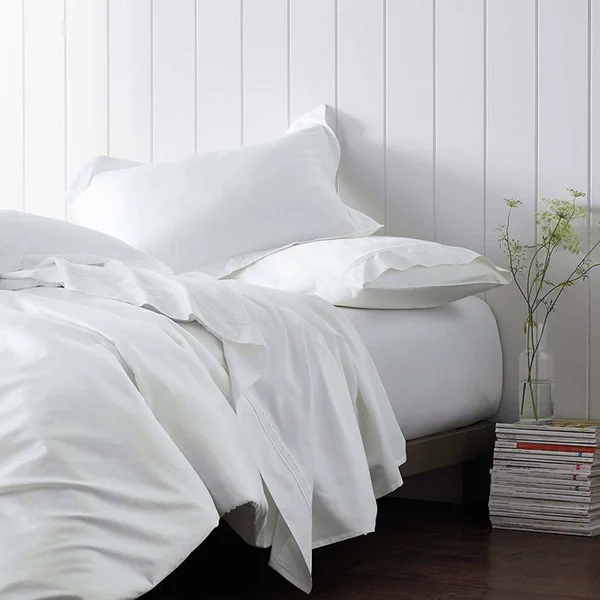 The Company Store Legends Sand Solid 600-Thread Count Egyptian Cotton Sateen Queen Fitted Sheet, Brown