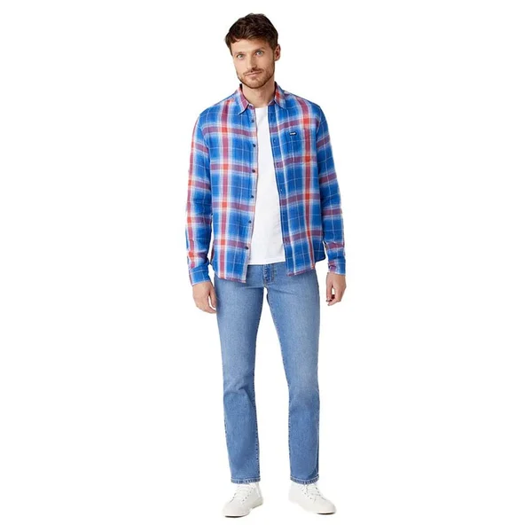 Wrangler Arizona Jeans - Blue - Straight Jeans