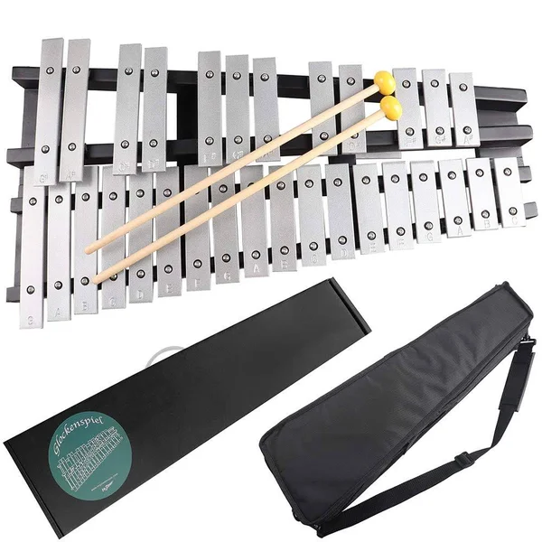 Mr.power Foldable Glockenspiel Xylophone Vibraphone Percussion Instrument 30NOTES