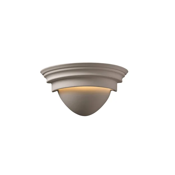 Justice Design CER-1005-TRAM Ambiance - Classic Wall Sconce Mocha
