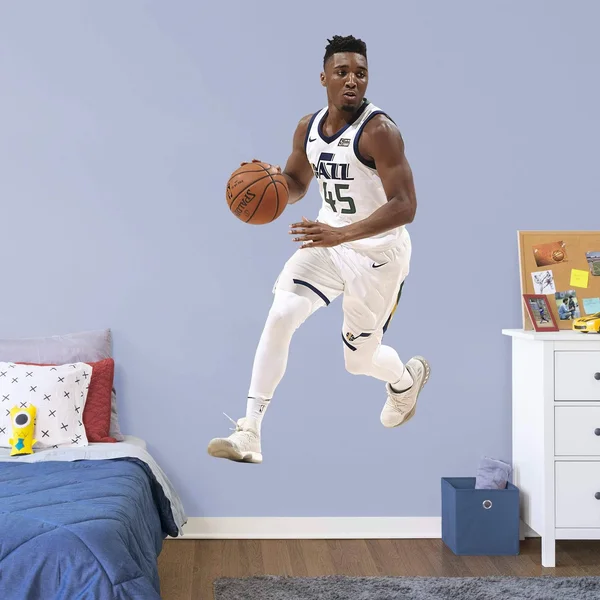 Fathead Donovan Mitchell - X-Large Officially Licensed NBA Removable Wall Decal, Size: XL