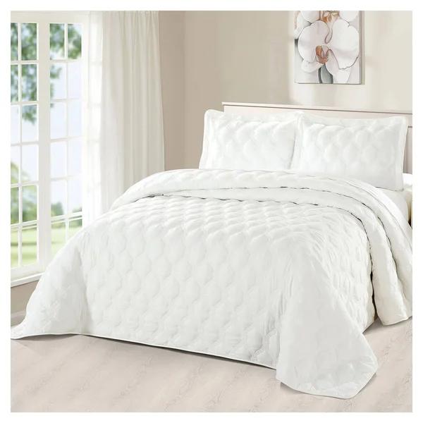 Serenta Bradly Down Alternative Quilted 3 Piece Bedspread Set
