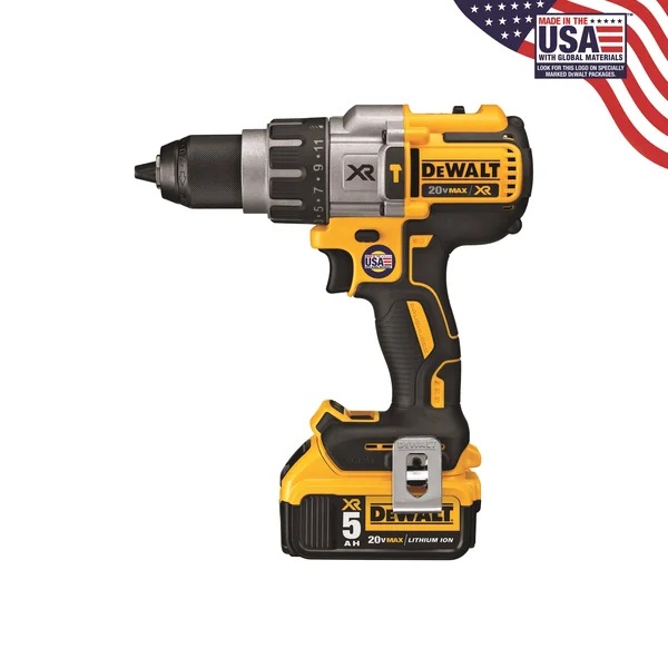 DeWalt 20V Max XR Hammer Drill Kit - Brushless, 3-Speed (dcd996p2)
