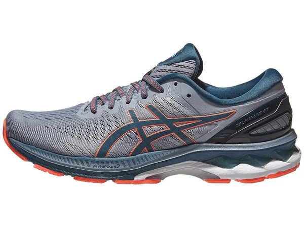 Asics Men's Gel-Kayano 27 Running Shoes Size 8 Sheet Rock/Magnetic Blue