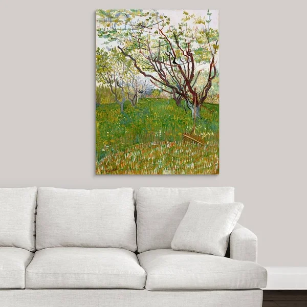 GreatBigCanvas The Flowering Orchard by Vince 40-in H x 30-in W Abstract Print on Canvas - 2467266-24-30X40