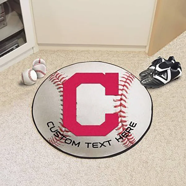 Personalized MLB Rug - Cleveland Indians