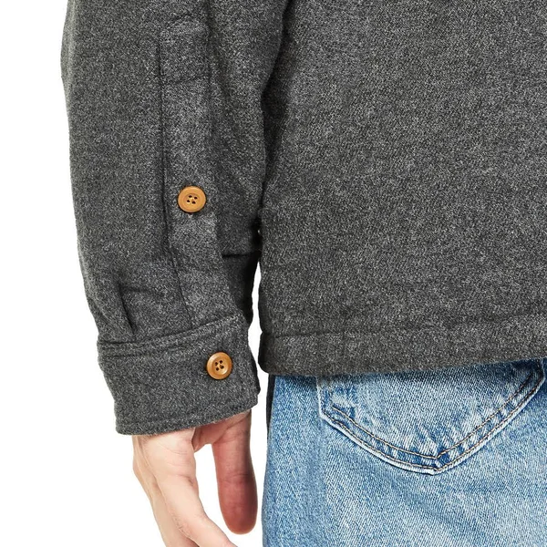 Patagonia Insulated Fjord Flannel Jacket - Men's Forge Grey - M