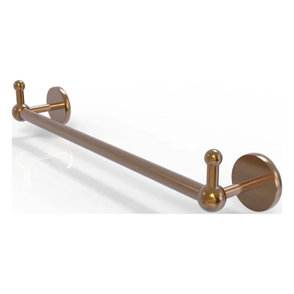 Allied Brass Prestige Skyline Collection 36-Inch Towel Bar with Integrated Hooks - Brushed Bronze
