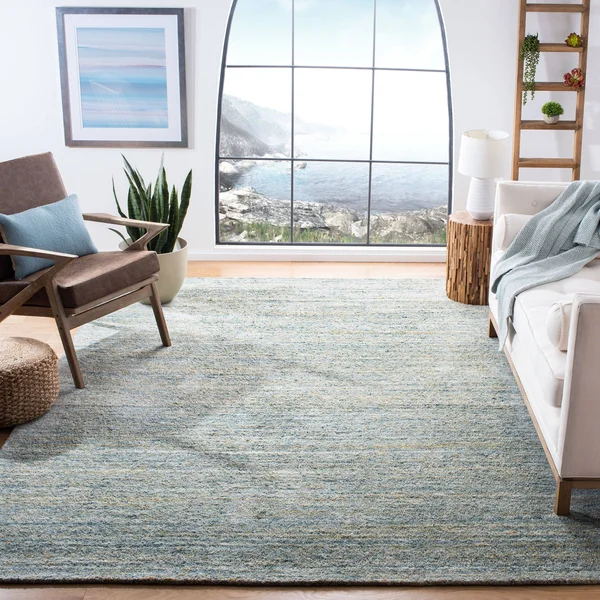 Safavieh Himalaya Rug Collection HIM413M - Blue - 8& x 10&