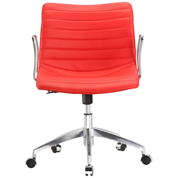 Fine Mod Imports Comfy Mid Back Office Chair Red