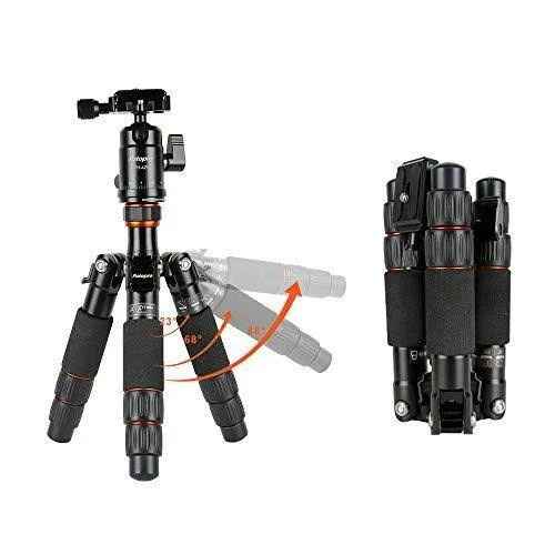 Fotopro X-Go Mini Carbon Fiber Tripod Kit, Includes Ball Head and Quick Release Plate