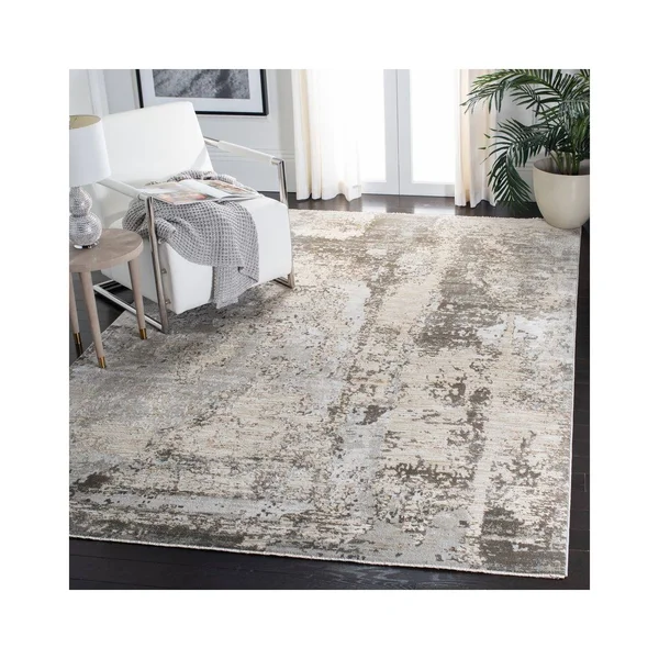Safavieh Valencia Rug Collection VAL534W - Light Sage - Grey - 8' x 10'