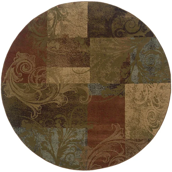Oriental Weavers Hudson 036G1 Green Area Rug 10& x 13&