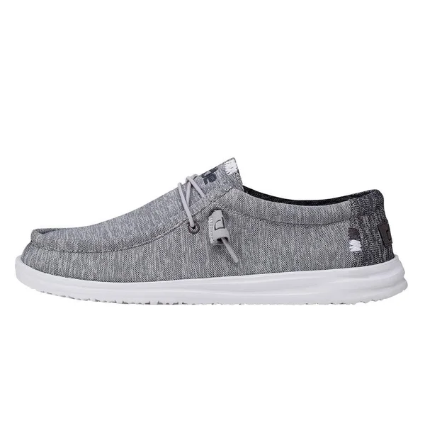 Hey Dude Wally Free Men's Shoes Galaxy Grey : 8 M