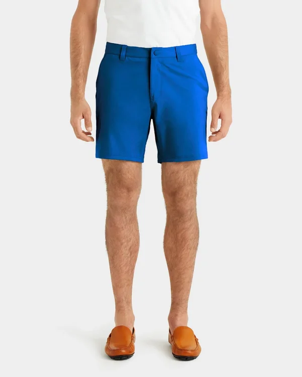 Men's Golf Shorts, Rhone 7x22 Commuter Short, Blue Grouper, 34